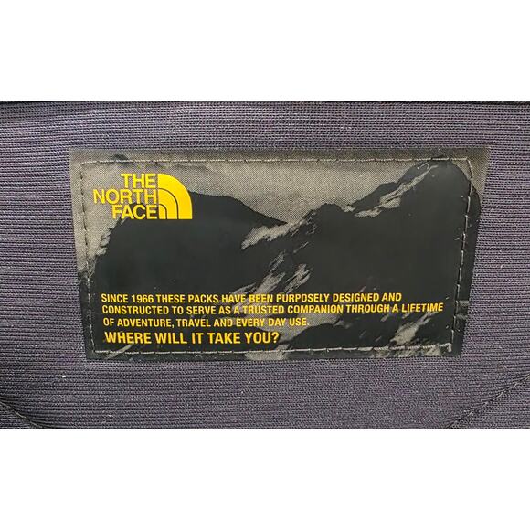 The North Face Borealis Backpack Black/Turquoise Laptop School Work Travel - Picture 7 of 8